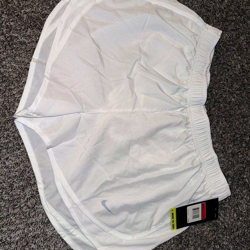 Nike Dri-FIT White Shorts